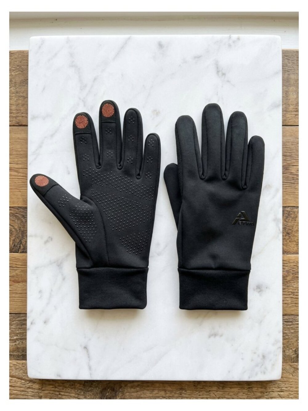 3-Layer Touch Screen Winter Gloves Nylon Polyester Spandex Thermal Mittens for